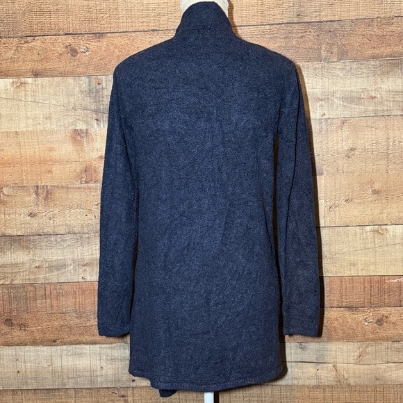 Barefoot Dreams Bamboo CozyChic Lite Indigo Cardigan Sweater Women S/M - Picture 6 of 11